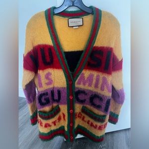 Gucci woman’s Mohair oversized cardiganXS new condition